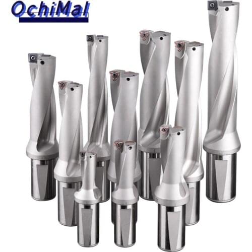 SP Series Drill Bites Insert Drill Metal Drill Bits 13mm-50mm Depth 2D 3D 4D 5D Indexable U Drill Machinery Lathes CNC Water