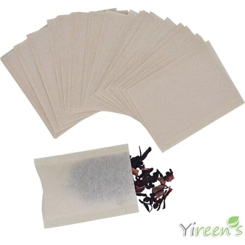 Wholesale 10000pcs 60X 80mm Disposable No Bleach Heat Sealing Filter Paper Tea Bags, Good For Coffee Powder/ Tea /Spice