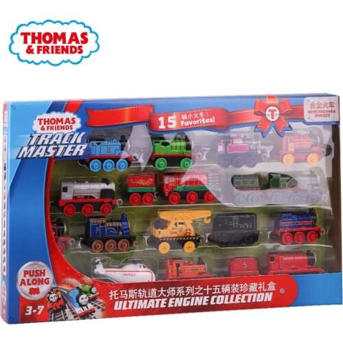 Thomas and Friends Train Ultimate Engine Collection Track Master Diecast Alloy Toy 15 Cars Kids Gift