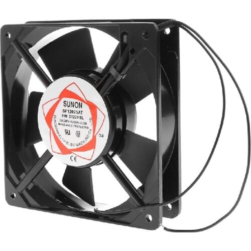 SF12025AT 2122HSL 12025 120mm Sleeve Bearing 220-240V AC 2-Wire Case Cooling Fan