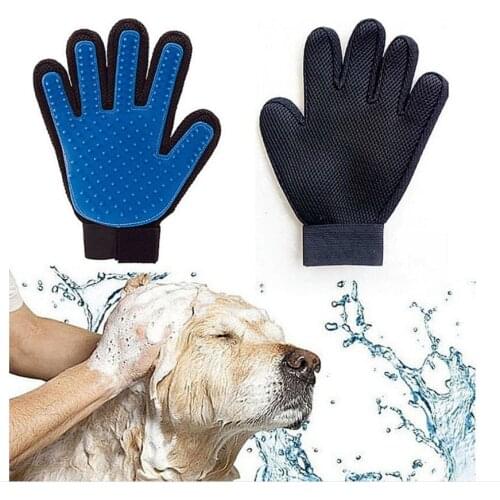 Encryption Dog Cat Silicone Anti Biting Pet Massage Gloves Bath Gloves Hair Brush Gloves Pet-supplies Pet Styling Combs