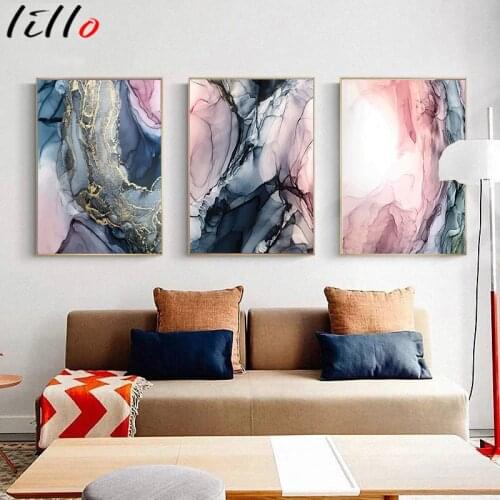 Modern abstract cloud painting frame, colorful wall art, Nordic poster, print, contemporary creative image, living room decor