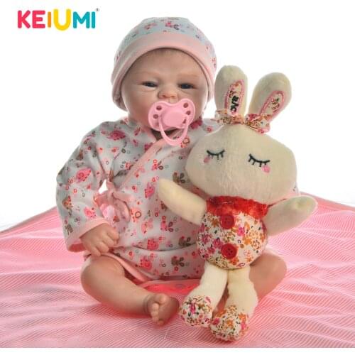 Special 17 inch 42 cm Lifelike Baby Reborn Baby Doll Realistic Soft Silicone Reborn Little Babies Toy For Kid Birthday Gifts