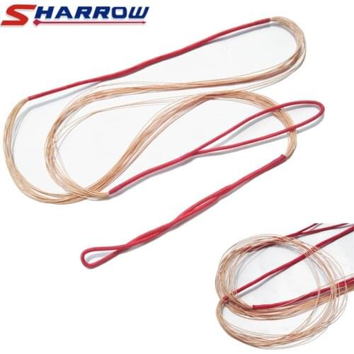 1 Piece Bow String Archery Dylon Bow String 16 Strands String Length 50 52 53 54 55 56 57 58 inch for Recurve Bow