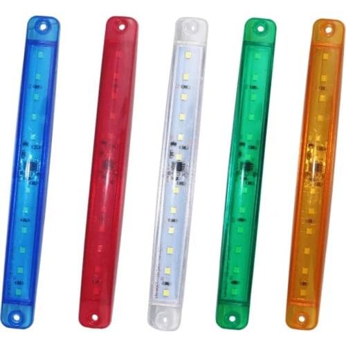 2PCS 12LED Strobe Diode Lights For Truck Bus Parking Lights Marker LED 24v Ramp Trailer Lights Flashing LED Lights For Trailers