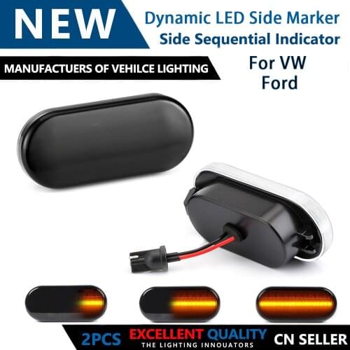 Led Dynamic Side Marker Turn Signal Light For VW Golf 4 3 Caddy Up Bora Polo Amarok T5 Fox Beetle Lupo Passat Sharan Vento