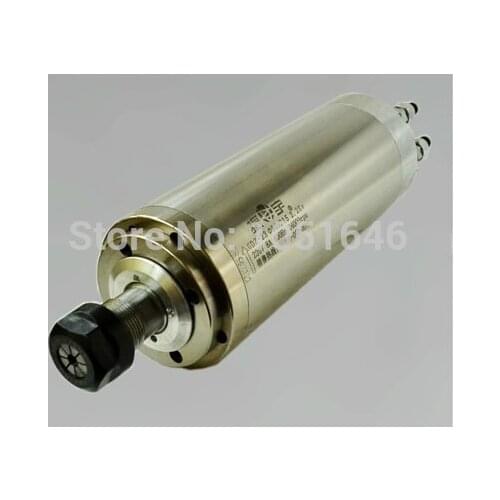 High quality, 2.2 kW Water cooling spindle motor, 80 x213mm, 380v, 24000RPM and ER11, 2200W spindle for CNC machine