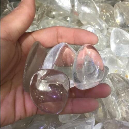 1kg 100% Natural clear rock quartz crystal gemstone reiki healing clear tumble gemstone for decoration