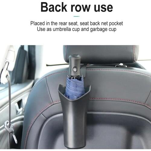 Car Muliti-purpose Storage Holder For Umbrella Bverage trash Car rear seat back Storage Box Auto Air Vent Cover Cup Holder