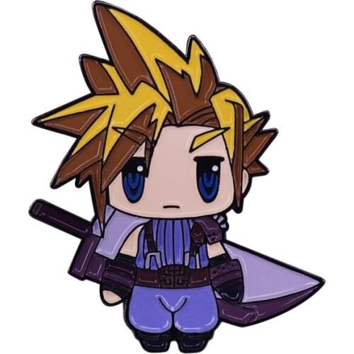 Chibi Cloud 7 pin If everythings a dream, don't wake me
