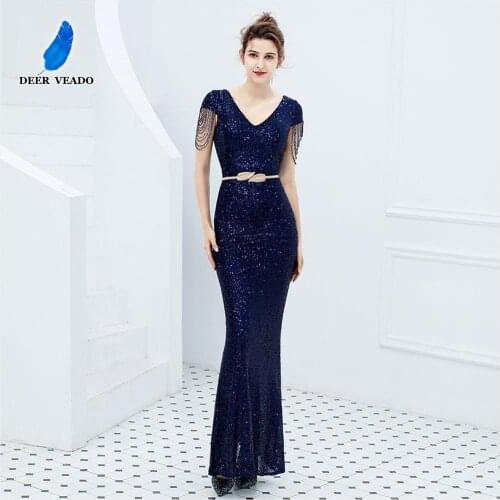 DEERVEADO V-neck Women Dresses