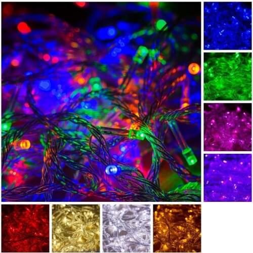 100 LED 10M Christmas Tree Fairy Party Lights Xmax Waterproof Color