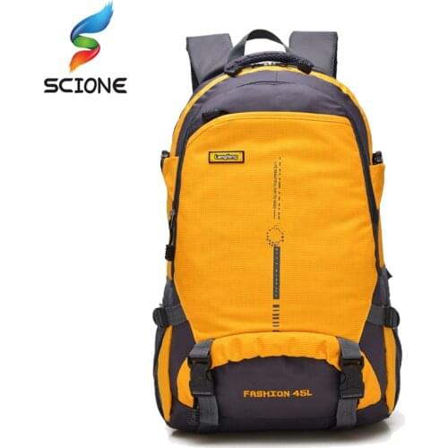 Hot 45L Waterproof Ourdoor Backpack Sports Rucksack Hiking Climbing Camping Hiking Knapsack Packsack Bags for Men Women