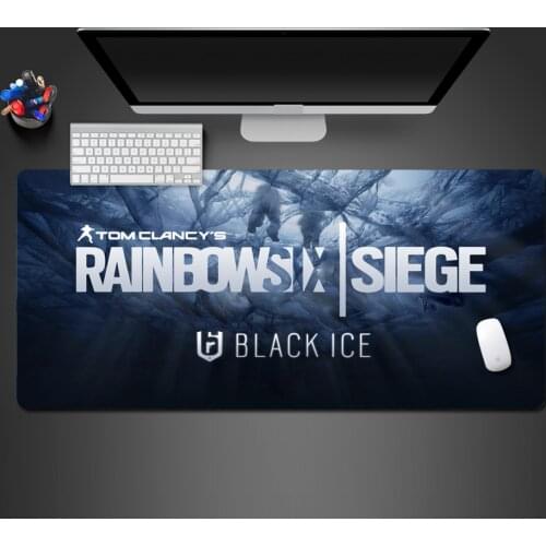 Cool Rainbow Six Siege Mousepad High Quality PC Gaming Computer Professiona Fast Mousepad Wot Rubber Computer Keyboard Mousepad