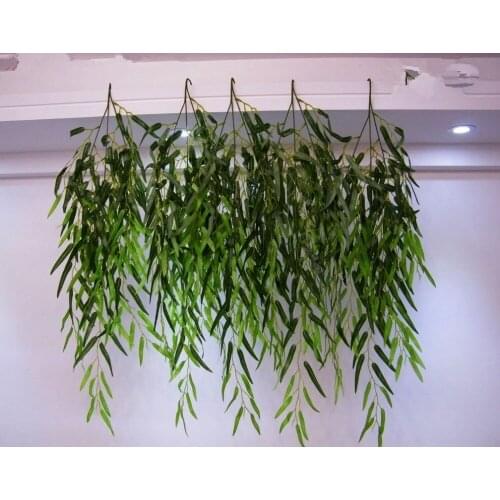 Wicker leaf ceiling wall hangings rattan rattan wicker garden decoration simulation fake wholesale