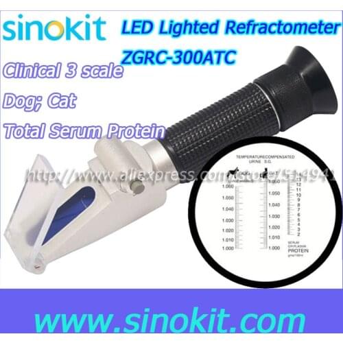 Professional Dog and Cat animal Clinical Refractometer - ZGRC-300ATC