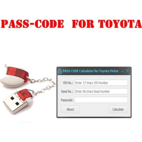 PASSCODE Calculator Key Programmer for Toyota Lexus and Scion Original Development Tool Smart Code Resetting Tool 11.00.019