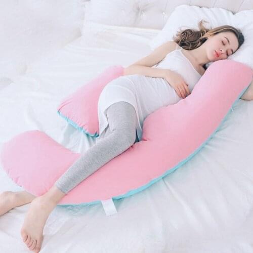 Adjustable Sleeping Support U Shape Pillow for Pregnant Women Body Cotton Maternity Pillows Pregnancy Side Sleepers