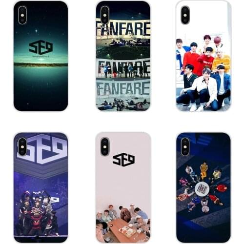 Sf9 kpop Korean group boy For Samsung Galaxy S3 S4 S5 Mini S6 S7 Edge S8 S9 S10 Lite Plus Note 4 5 8 9 Transparent TPU Skin Case