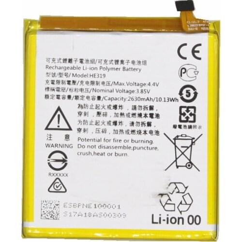 10pcs /lot 2630mAh / 10.13Wh HE319 Phone Replacement Battery For Nokia 3 TA-1020 1038 1028 1032 Batteries
