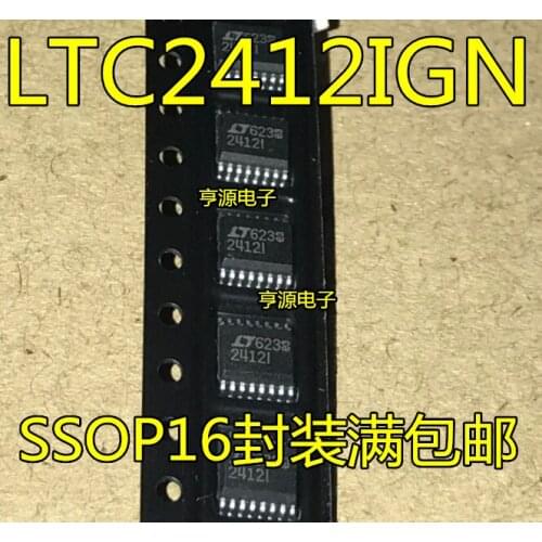 5pieces LT2412I LTC2412IGN SSOP-16 2412I