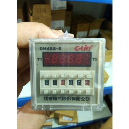 Brand new original authentic C-Lin DH48S-S JSS48A-S JS48S-S Cycle Time Relay DC24V 220v 12v 380v 36v