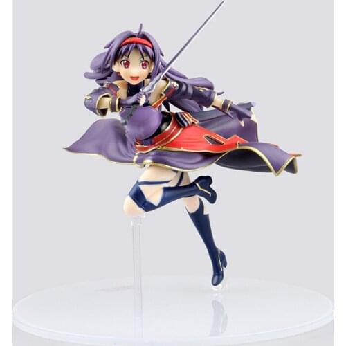 Anime Sword Art Online Konno Yuuki PVC Action Figure Collectible Model doll toy 18cm
