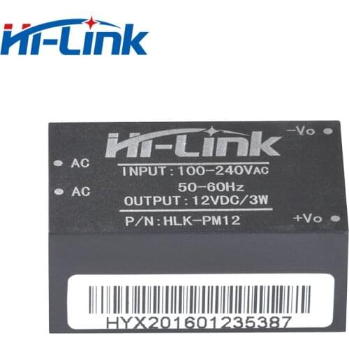 Free shipping 2pcs/ lot AC-DC 220V to 12 V 3W intelligent household switch mode mini isolated power supply module smart home