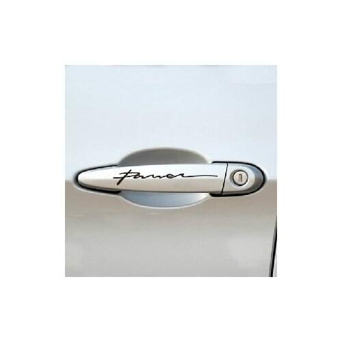 Free Shipping! POWER car sticker for doorknob door handle car sticker car garland reflective stickers 4 PCS/lot