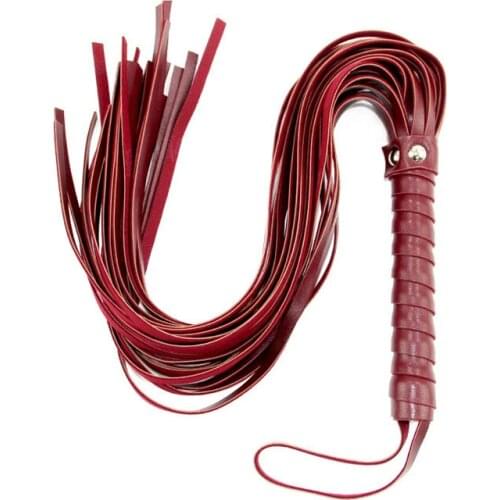 Flogger Whip Leather Fetish Spanking BDSM Slave Bondage Lesbian Adult Babydoll Game Cosplay Women Sex Toy Men Couples Costumes