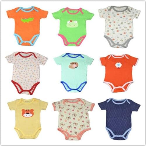 Fantasia Baby Bodysuit Girl Jumpsuit Bebe Overall Short Sleeve Body Suit Baby boy Clothing Set Summer Cotton 3M-24M