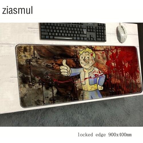 Fallout 4 mouse pads Fashion 90x40cm pad to mouse notbook computer mousepad gaming padmouse gamer HD pattern keyboard mouse mat