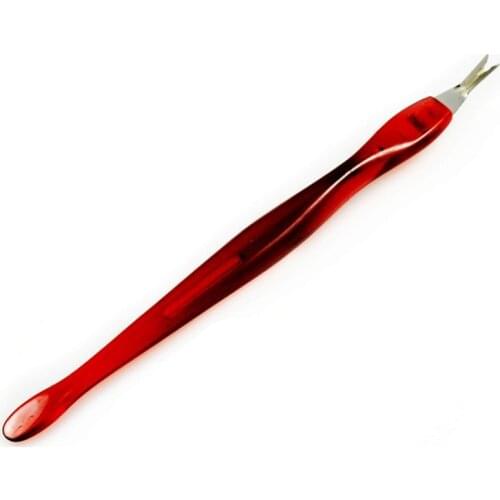Fashion Hot Selling High Quality Nail Tools Sharp Dead Skin Fork Manicure Pedicure Skin Cutin V Shape Shovel cuticle pusher