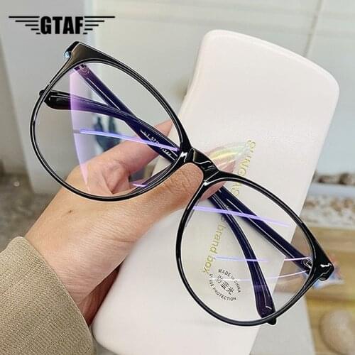 MODO Transparent Computer Reading Glasses Frame Women Men Round Eyewear Blue Light Blocking Glasses Optical Spectacle Eyeglasses