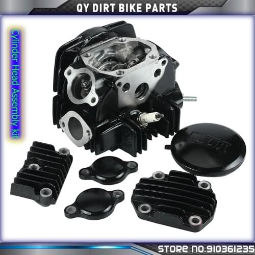 Motorcycle Complete Cylinder Head Assembly kit For LF 125cc lifan Horizontal Kick Starter Engines Dirt Pit Bikes Parts