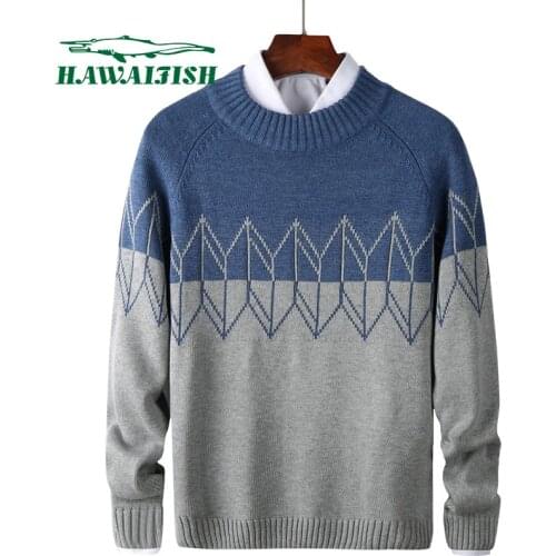 Sweater Men 2021 New Mens Knitwear Mens Winter Sweater Korean Casual Color Slim Sweater Mens Brand Pullover