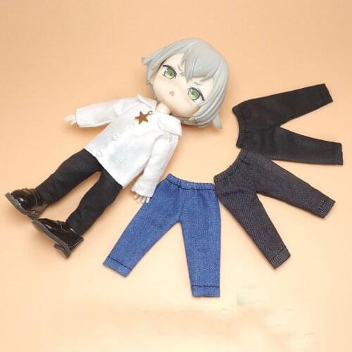 Obitsu11 baby oba11 baby clothes Meijie pig can wear long jeans doll clothes pants trousers doll accessories