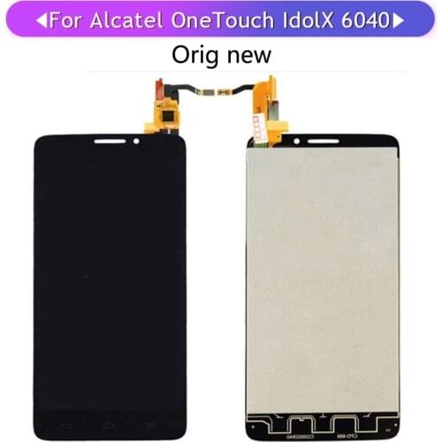 Shyueda 100% Oig NEW For Alcatel Idol X OT 6040 6040A 6040D 6040X OT6040 LCD Display Touch Screen Digitizer with tools