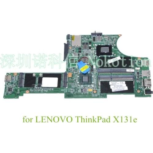 NOKOTION 04W4444 DA0LI2MB8F0 For Lenovo ThinkPad Edge E130 Motherboars Main Board System Board HM77 i3-3227U