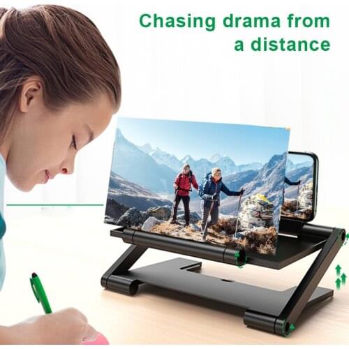 Folding Pull-out Lifting Mobile Phone Screen High-definition Amplifier Ultra-Clear Anti-blue Screen Magnifier GK99