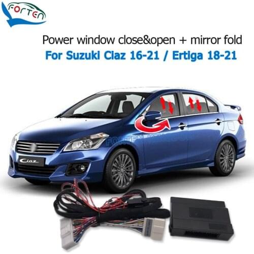 Forten Kingdom Car Side Rear View Mirror Folding And Auto Window Closer Open Kit For Suzuki Ciaz 2016-2020 / Ertiga 2018-2021