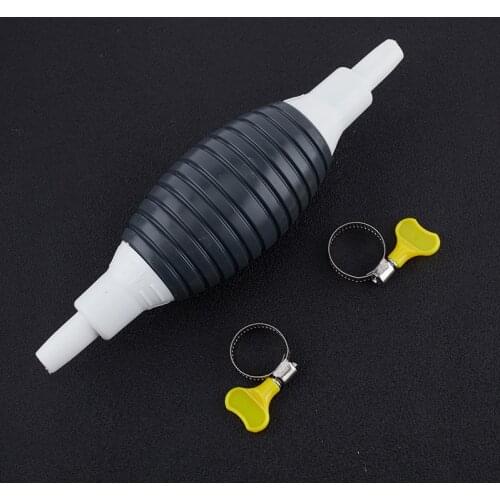 Universal Car Portable Manual Fuel Pump Transfer Hand Primer For Gas Gasoline Gasoline Diesel Oil Liquid Water With Valve Clips