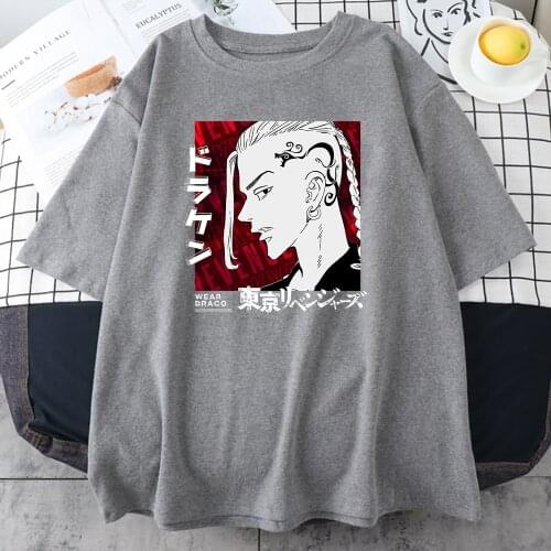 Anime Tokyo Revengers Darken Woman Tshirt Summer Graphic O-neck Clothes Street Hip Hop Streetwear Kawaii Lovely Female T Shirt