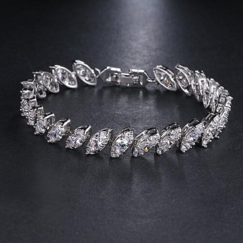 Bettyue Brand Fashion Charm Gothic Style Bracelet AAA Cubic Zircon White Gold Jewelry Bracelets For Woman Wedding Party Gift
