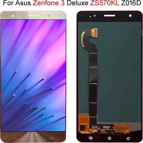 Fast Stock For ASUS Zenfone 3 Deluxe Z016S Z016D ZS570KL LCD Display Touch Screen Digitizer Assembly 5.7"for ASUS ZS570KL LCD