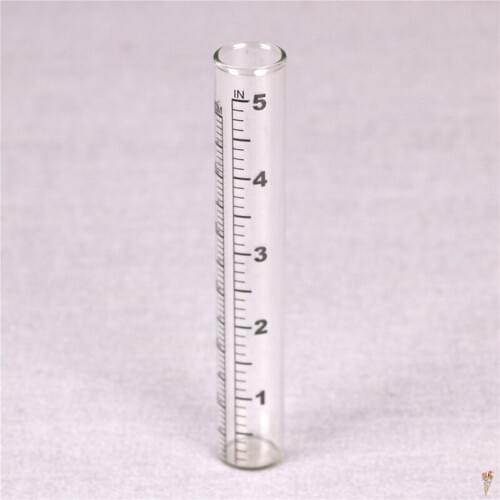 14 X2.2cm 1Pc Glass Rain Gauge Replacement Tube For Laboratory Outdoor Home Garden Yard Supplies
