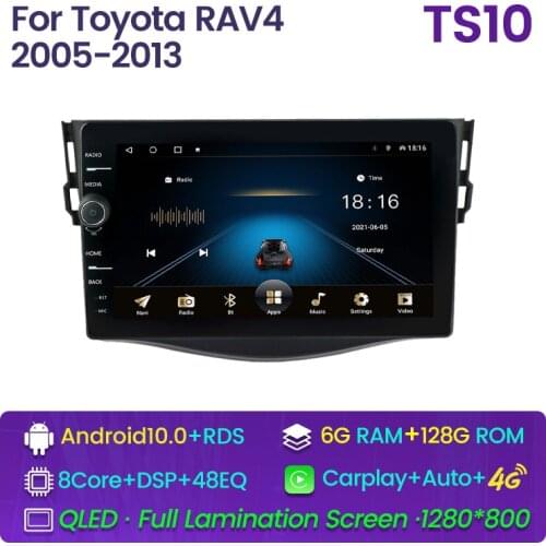 9 INCH 2DIN Android 10 Car GPS Player For Toyota RAV4 Rav 4 2007 2008 2010 2011 CAR Radio Multimedia Stereo Navi WiFi USB 8 CORE