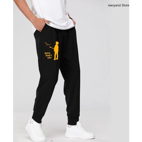 Spring Autumn Fashion The Cure Men Sweatpants Rock And Roll Casual New Printed BOYS DO NOT CRY EU Size Trousers band Sport Pants