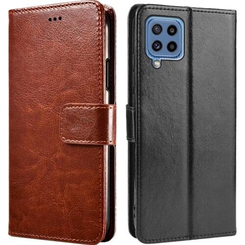 Business Phone Case For Samsung Galaxy A02 A22 A32 A42 A52 A72 M12 M02s M42 5G M62 Flip Cover For Samsung M32 SM-M325F/DS Funda