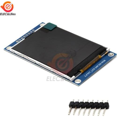 2.4 inch TFT LCD color display 240X320 RGB LCD screen SPI serial port module ILI9341 driver